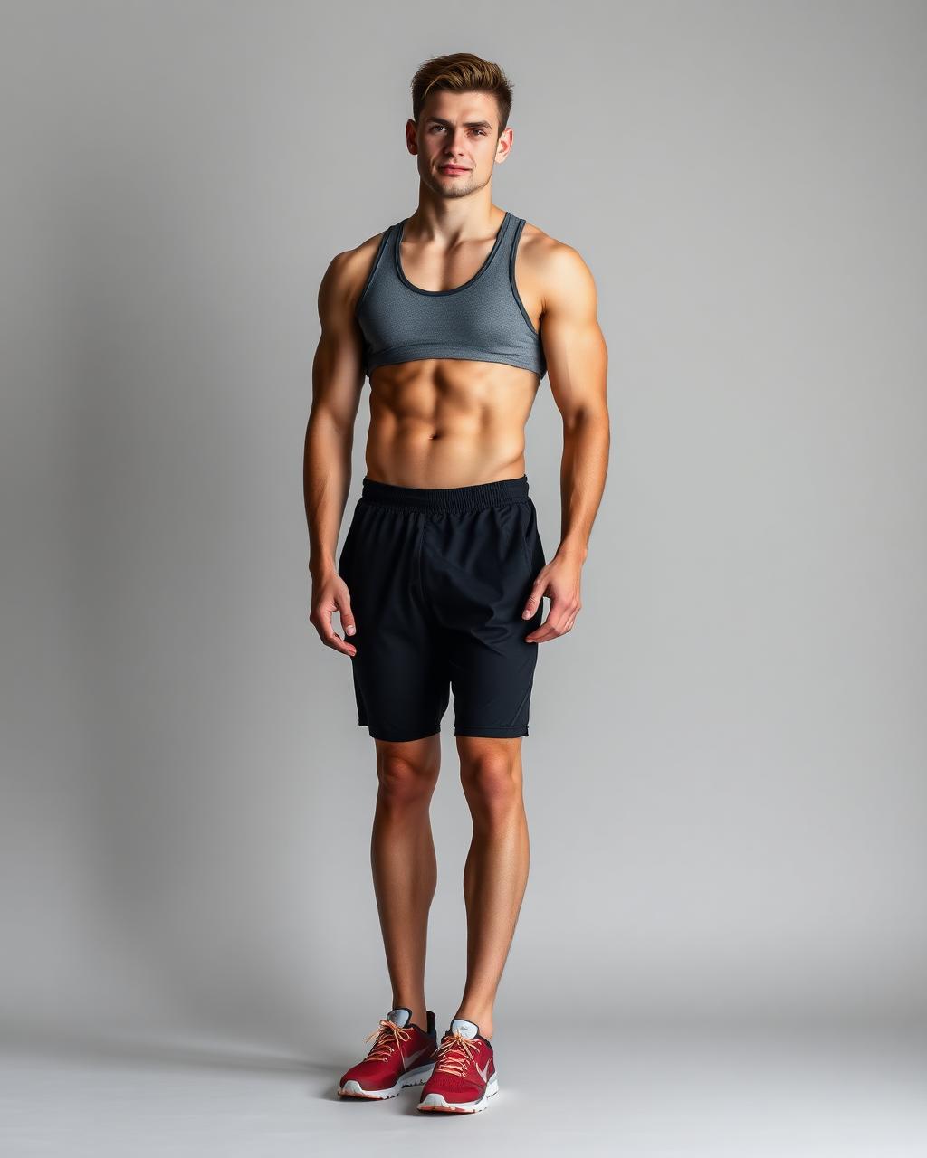Personne en pleine forme illustrant une transformation physique